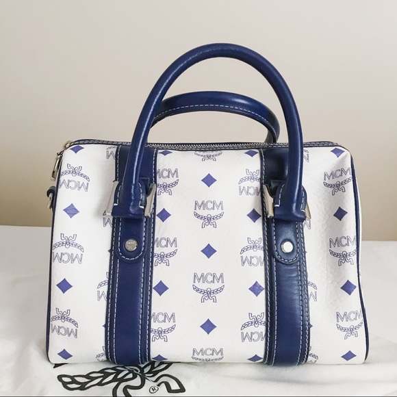 | MCM | Visetos Crossbody Boston Bag with Charms | - Picture 4 of 17